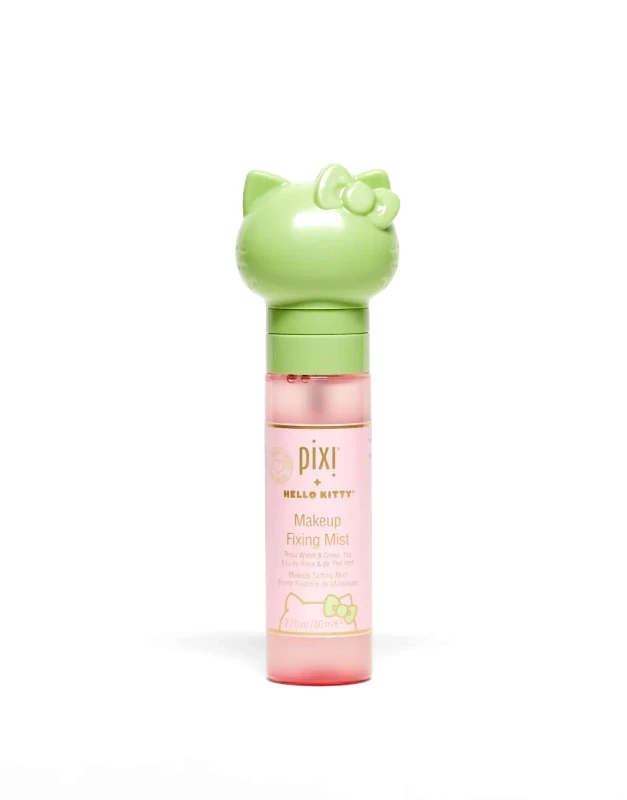 Pixi Pixi Hello Kitty Limited Edition Rose Water & Green Tea Infused Makeup Fixing Mist 80ml-No colour