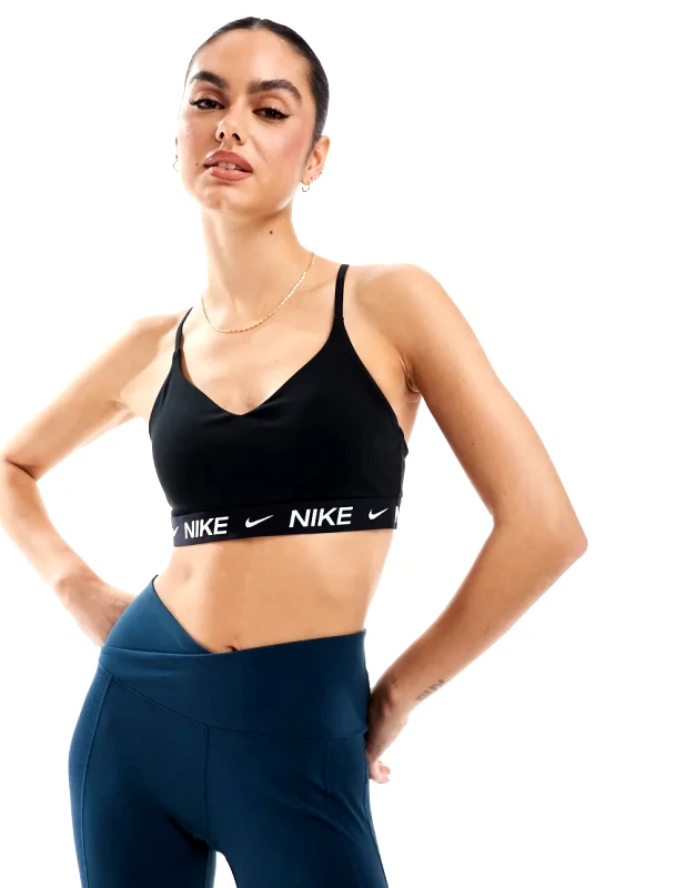 Nike Training Nike Indy Training Dri-FIT light support bra in black