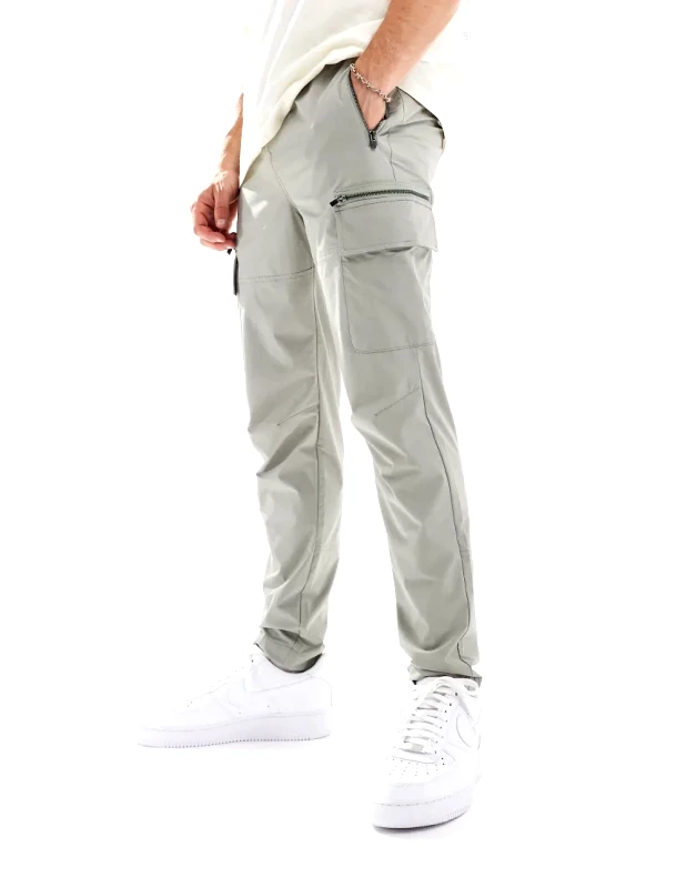 River Island River Island skinny fit cargos in grey