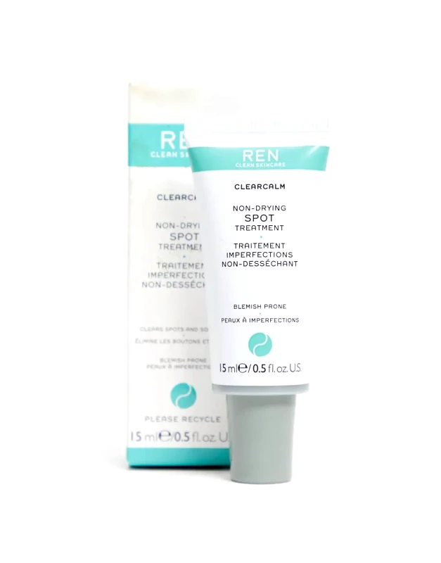 REN REN Clean Skincare Clearcalm Non-Drying Spot Treatment 15ml-No colour