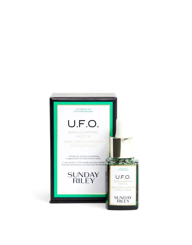 Sunday Riley Sunday Riley UFO Ultra Clarifying Face Oil with 1.5% Salicylic Acid 15ml-Clear