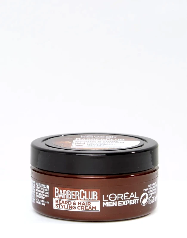 L'Oreal Men Expert L'Oreal Men Expert Barber Club Beard and Hair Pomade 75ml-No colour