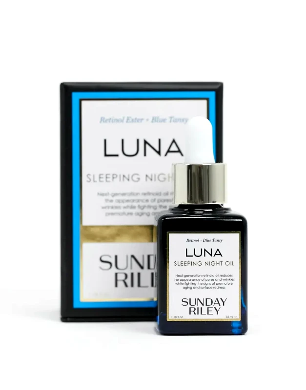 Sunday Riley Sunday Riley Luna Sleeping Night Oil with Retinol & Blue Tansy 35ml-Clear