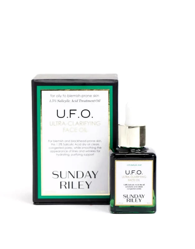 Sunday Riley Sunday Riley UFO Ultra Clarifying Face Oil with 1.5% Salicylic Acid 35ml-Clear