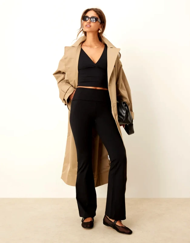 Tala Tala DayFlex fold waist leggings in black
