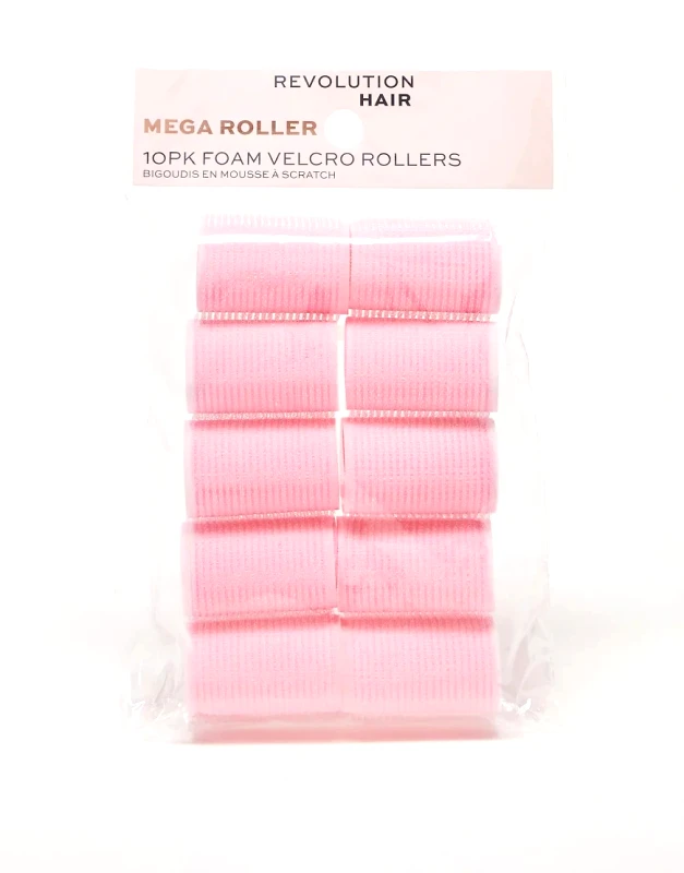 Revolution Hair Revolution Mega Pink Heatless Rollers-No colour