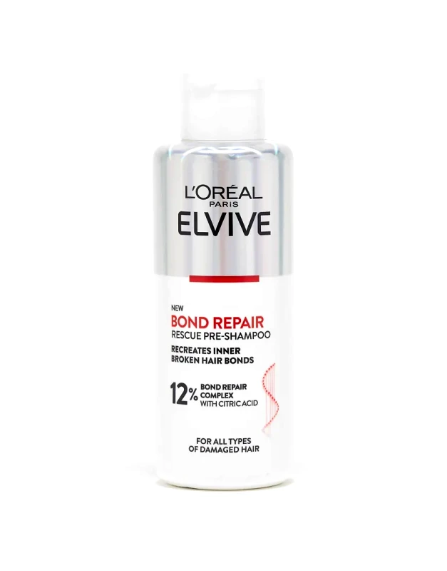 L'Oreal Elvive L'Oreal Paris Elvive Bond Repair Pre-Shampoo Treatment 200ml-No colour
