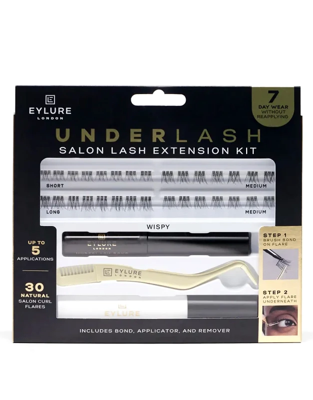 Eylure Eylure Underlash Salon Lash Extension Kit - Wispy-Black
