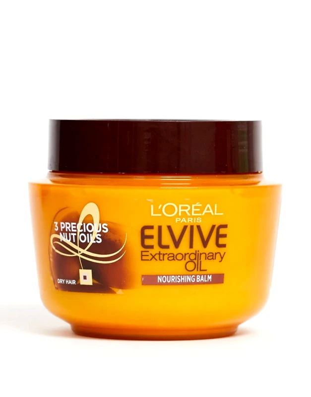 L'Oreal Elvive L'Oreal Elvive Extraordinary Oil Hair Mask Pot for Dry Hair 300ml-No colour