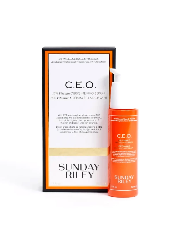 Sunday Riley Sunday Riley CEO 15% Vitamin C Brightening Serum 50ml-Clear