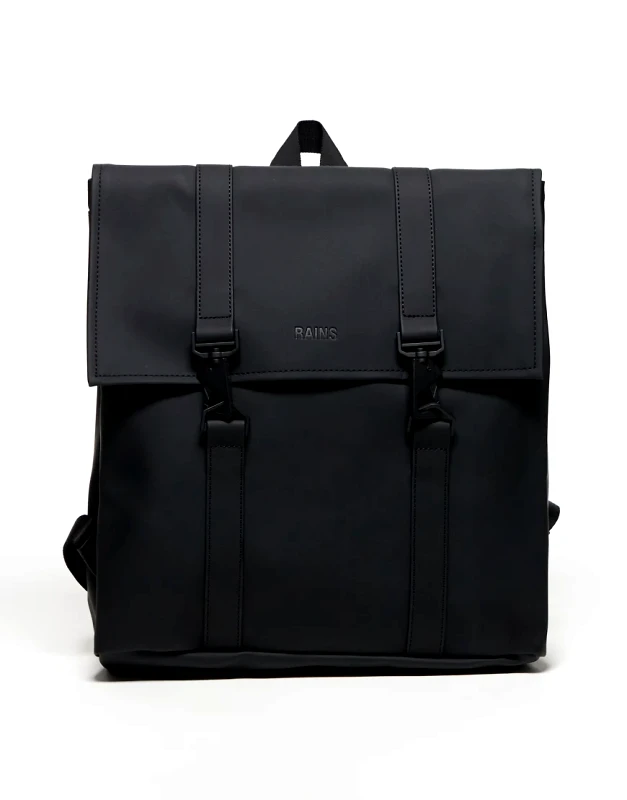 Rains Rains MSN unisex waterproof mini backpack in black