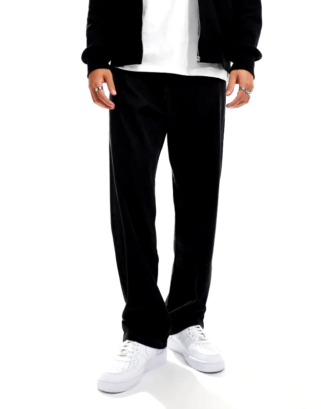 ADPT ADPT baggy fit jeans in black