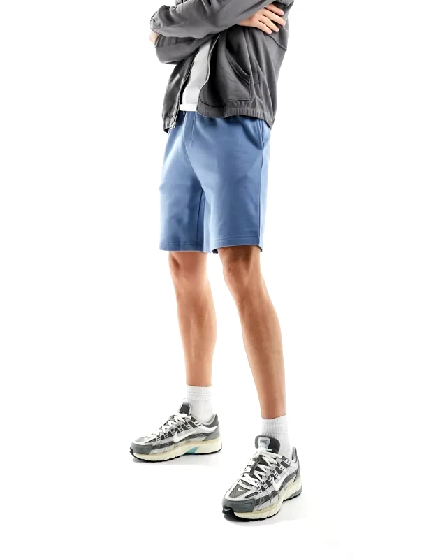 Brave Soul Brave Soul jersey shorts in steel blue