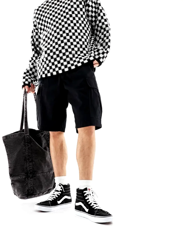 Vans Vans range cargo loose shorts in black