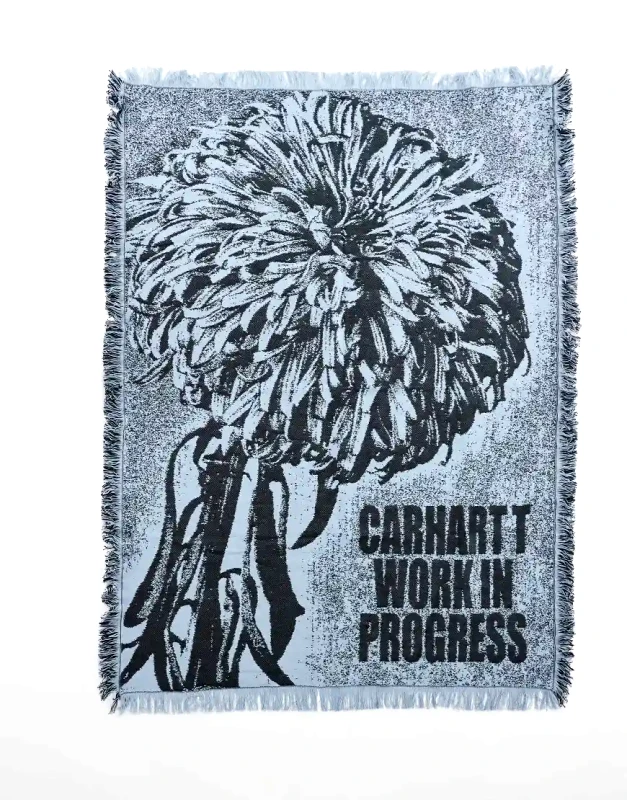 Carhartt WIP Carhartt WIP floral printed blanket in grey