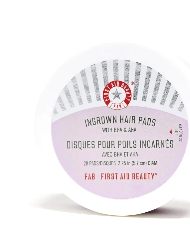 First Aid Beauty First Aid Beauty Ingrown Hair Pads with BHA & AHA 28 Pads-No colour