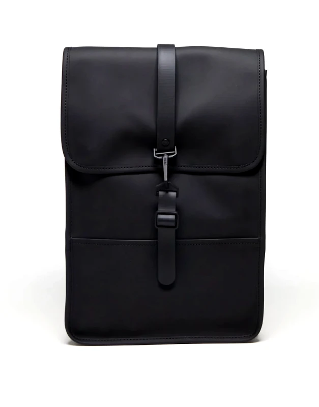 Rains Rains 13020 unisex waterproof mini backpack in black