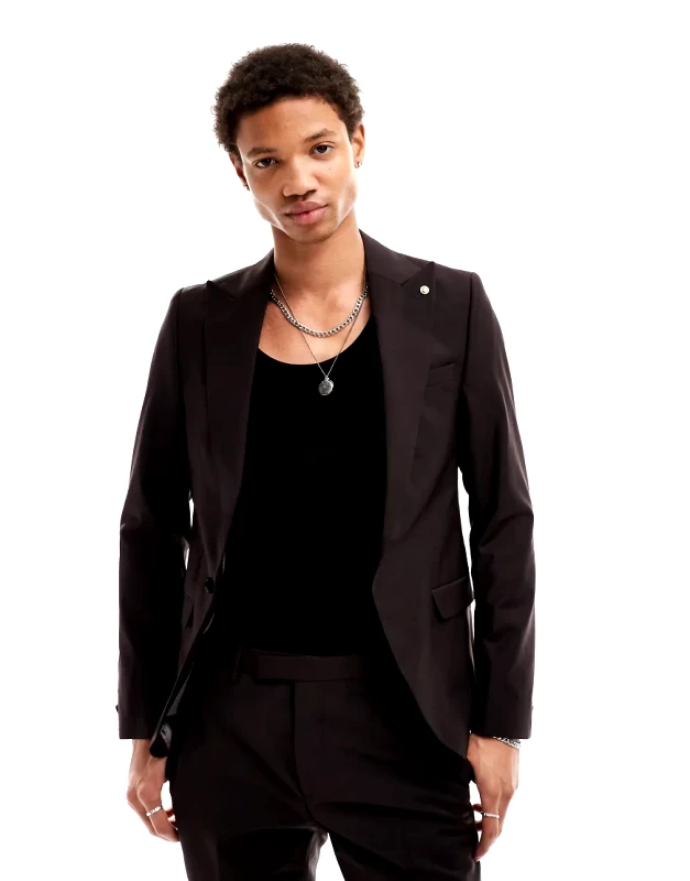 Twisted Tailor Twisted Tailor buscot suit jacket in brown