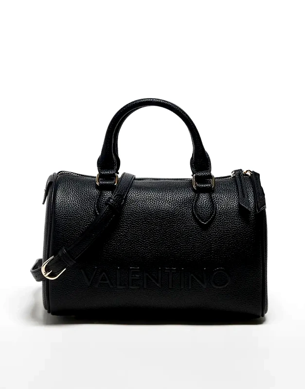 Valentino Bags Valentino rised bowling bag with detachable crossbody strap in black