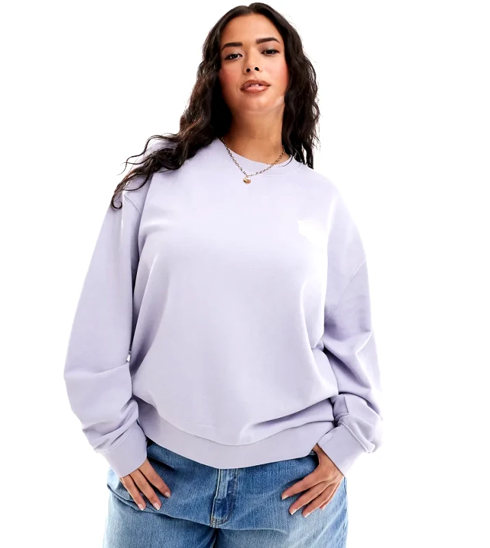 Lee Plus Lee Plus crewneck sweatshirt in lilac-Purple