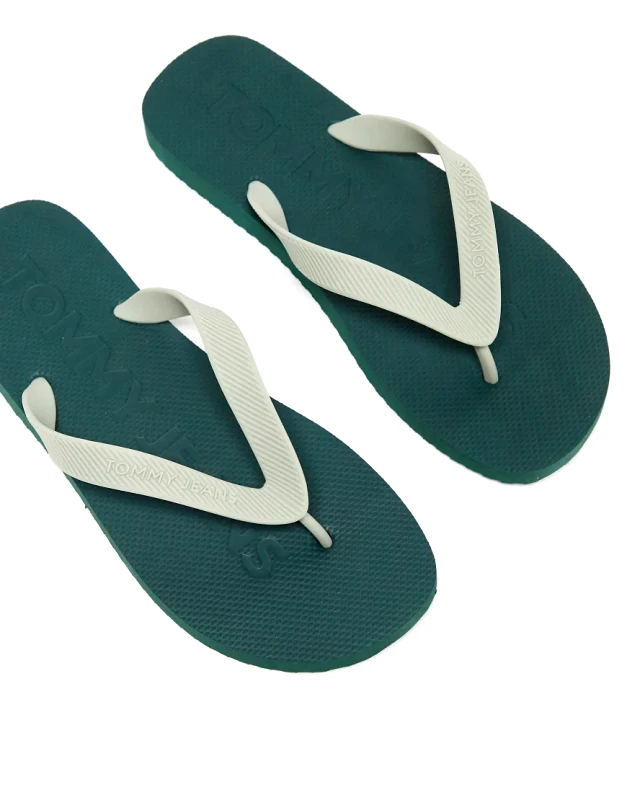 Tommy Jeans Tommy Jeans beach flip flop in green
