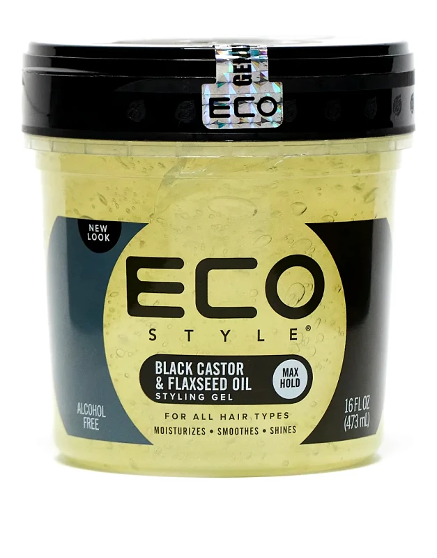 Eco Style Eco Style Black Castor & Flax Seed Oil 473ml-No colour