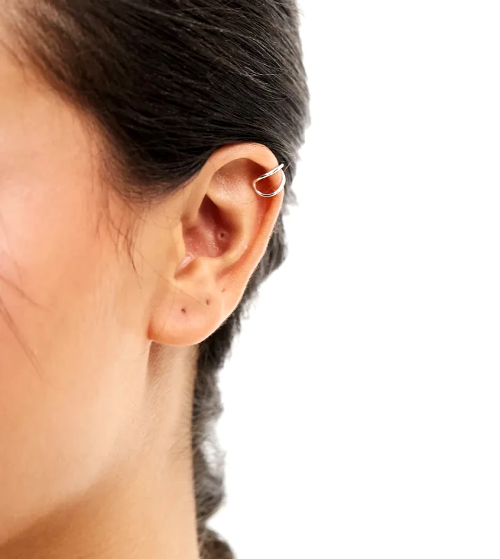 Kingsley Ryan Kingsley Ryan overlapping ear cuff in sterling silver