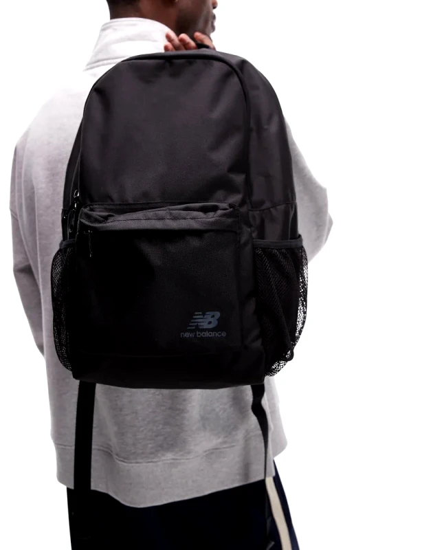 New Balance New Balance logo backpack in black