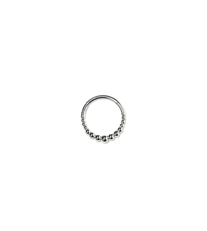 Kingsley Ryan Kingsley Ryan bobble clicker earring in sterling silver