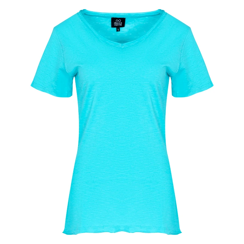 Prince Oliver T-Shirt Τυρκουάζ V Neck