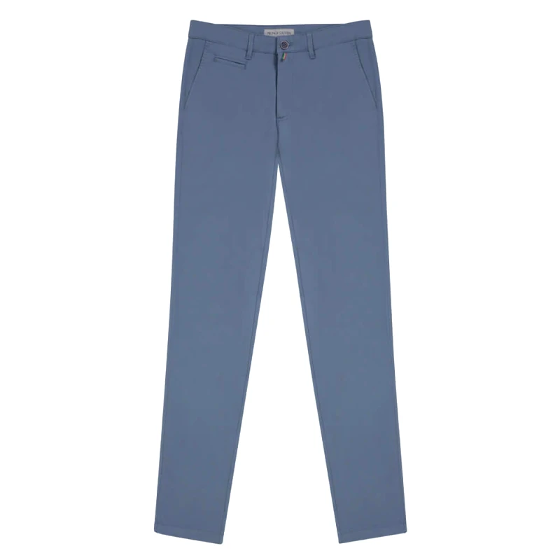 Prince Oliver Premium Chino Μπλε Ραφ 100% Cotton (Modern Fit)