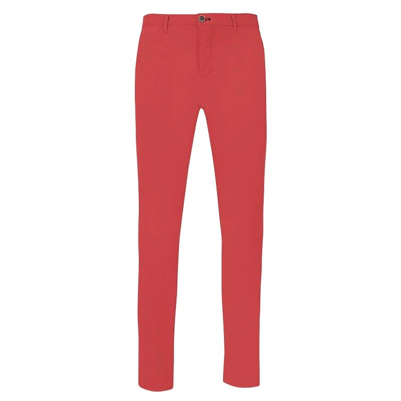 Prince Oliver Prince Oliver Παντελόνι Chino Κόκκινο (Modern Fit)