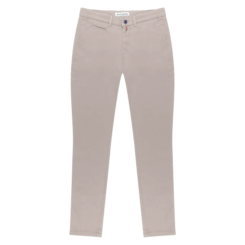 Prince Oliver Premium Chino Εκρού All Season (Modern Fit)