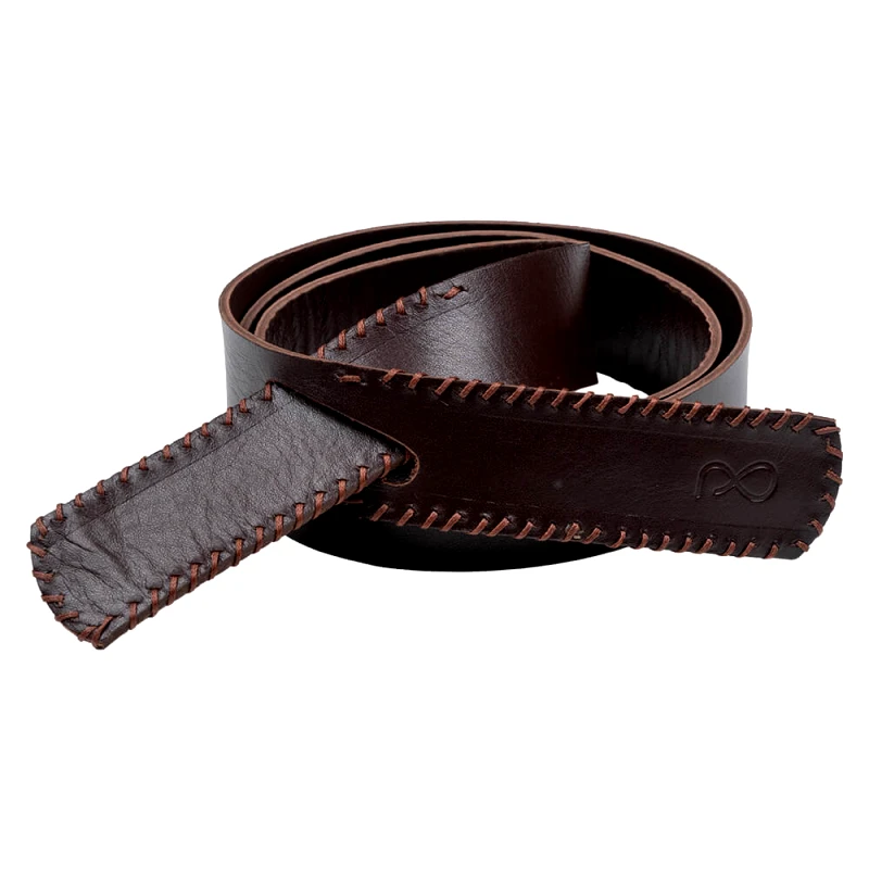 Prince Oliver Γυναικεία Ζώνη Καφέ 100% Leather