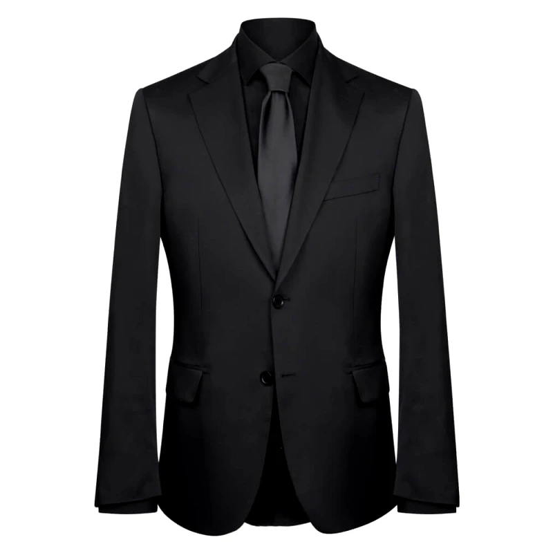 Prince Oliver Prince Oliver Σακάκι Μαύρο (Modern Fit) New Arrival