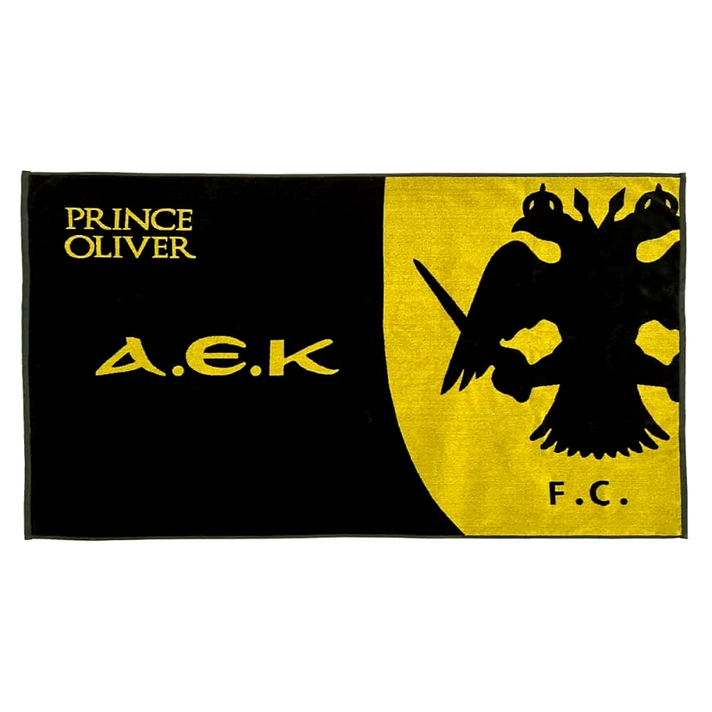 Prince Oliver Deluxe Πετσέτα Θαλάσσης Limited Edition ΑΕΚ 160×90 cm
