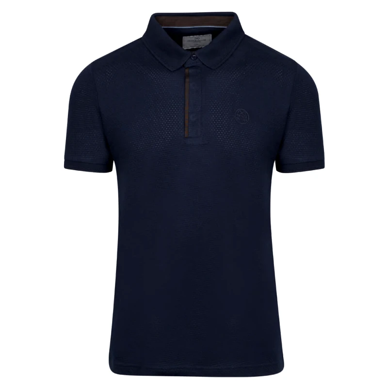 Prince Oliver Premium Polo Μπλε 100% Cotton (Modern Fit)