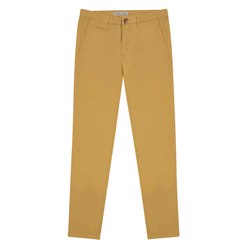 Prince Oliver Premium Chino Μουσταρδί 100% Cotton (Modern Fit)