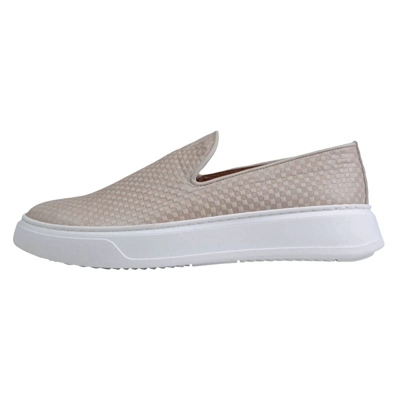 Prince Oliver Δερμάτινα Loafers Μπεζ