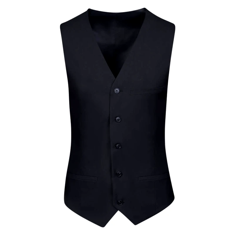 Prince Oliver Prince Oliver Γιλέκο Κοστουμιού Μαύρο (Modern Fit)