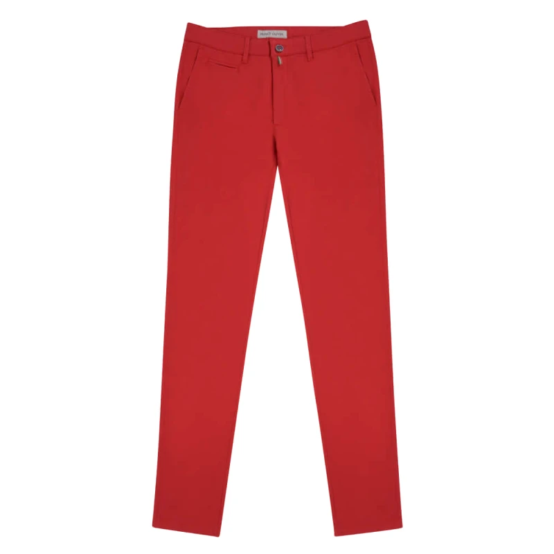 Prince Oliver Premium Chino Κόκκινο 100% Cotton (Modern Fit)