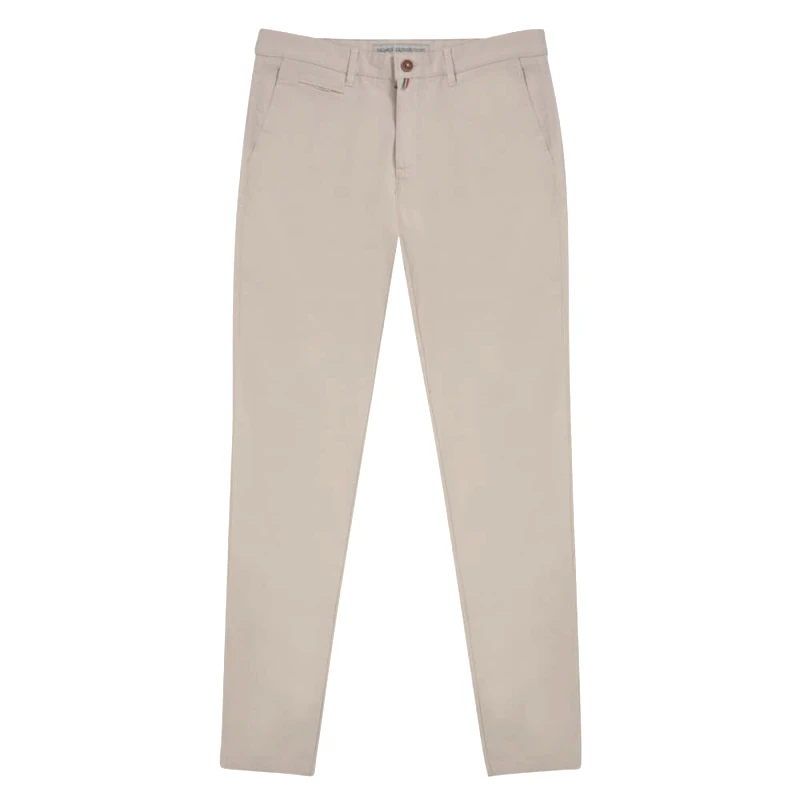 Prince Oliver Premium Chino Εκρού 100% Cotton (Modern Fit)
