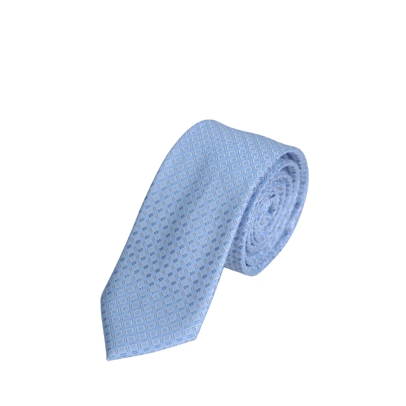 Prince Oliver Prince Oliver Γραβάτα Με Ανάγλυφο Σχέδιο Γαλάζια (Φάρδος 7 cm)