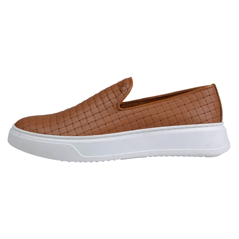 Prince Oliver Δερμάτινα Loafers Καφέ Ανοιχτό