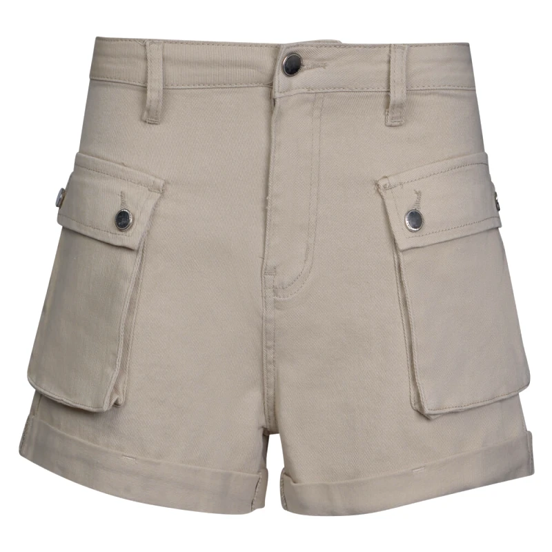 Prince Oliver Prince Oliver Γυναικείο Σόρτς Μπεζ New Arrival