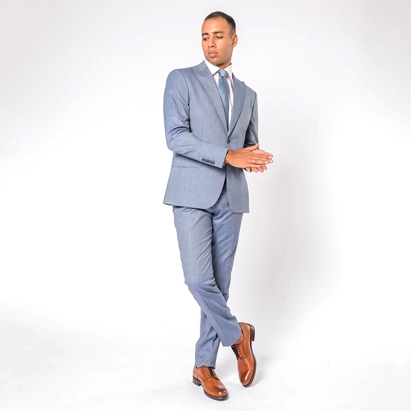 Prince Oliver Prince Oliver Κοστούμι Μπλε Ραφ (Modern Fit)