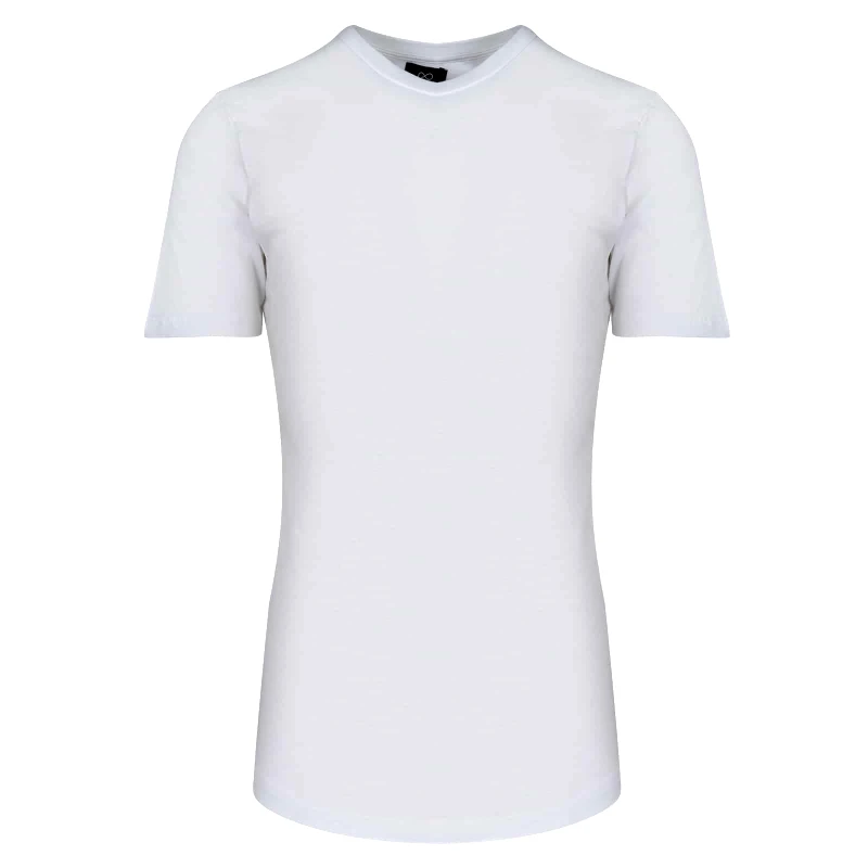 Prince Oliver Essential T-Shirt Λευκό Round Neck (Comfort Fit) 100% Cotton
