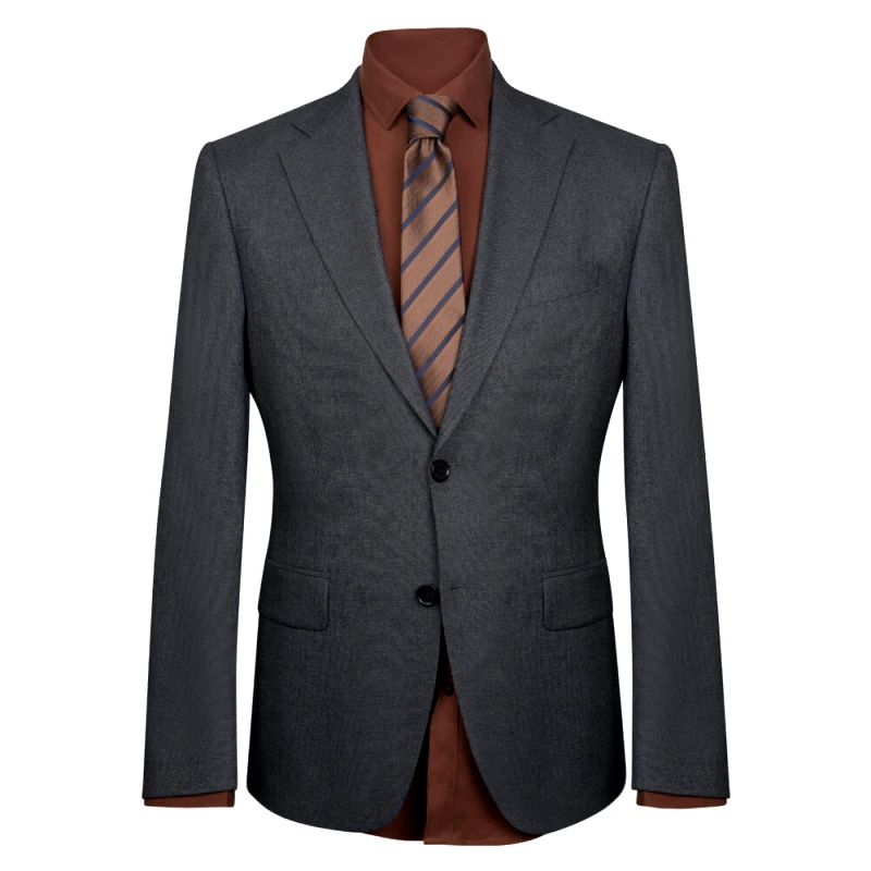 Prince Oliver Prince Oliver Σακάκι Γκρι (Modern Fit) New Arrival