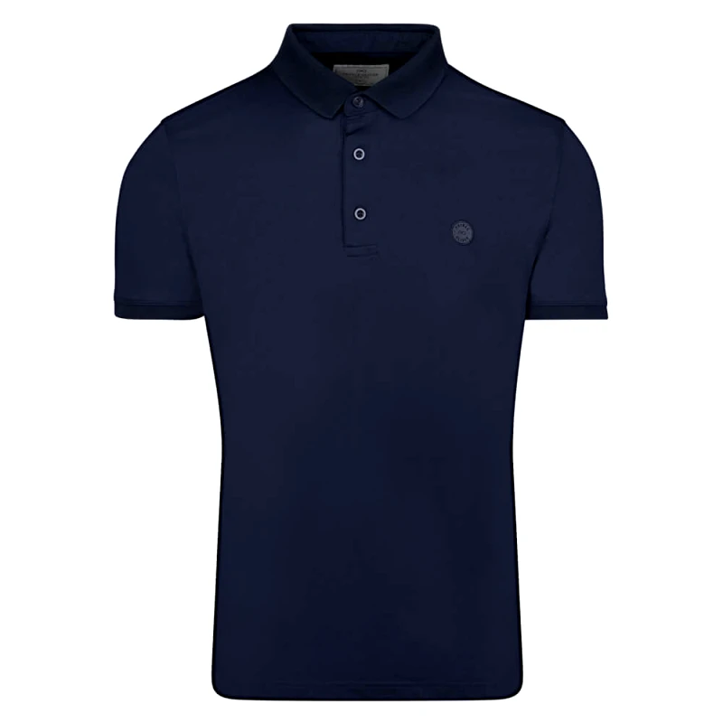 Prince Oliver Premium Polo Μπλε 100% Cotton (Modern Fit)