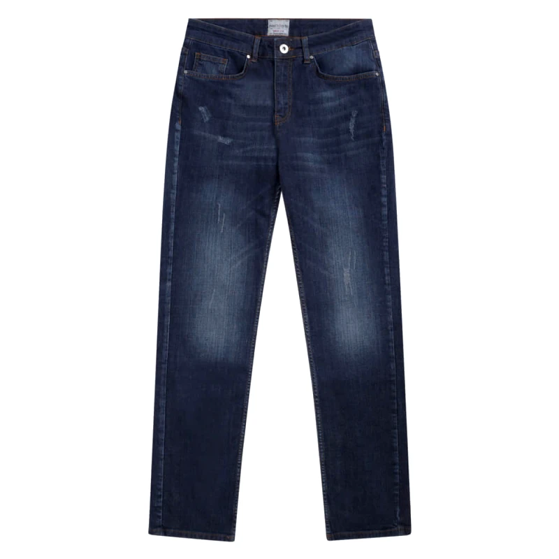 Prince Oliver Signature Jean Μπλε Σκούρο All Season (Modern Fit) New Arrival